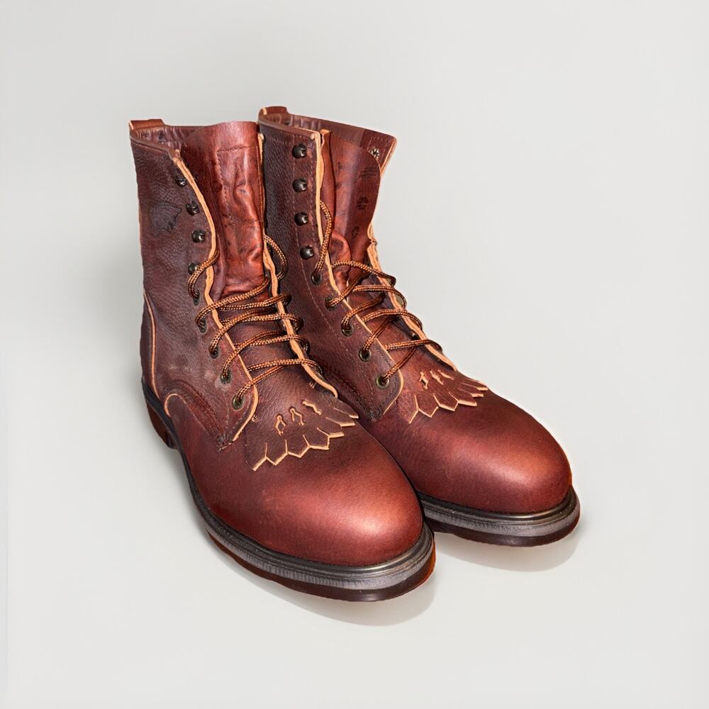 Red Wing 4451 Supersole Steel Toe Boots Men's Size 10 B EUC